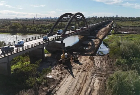 Nuevo puente Santa Fe–Santo Tomé.